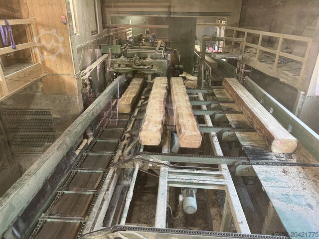 Komplettes Sägewerk (stationär) EWD Spaner- Kreissägenanlage DWK DWK 700 T-6 / FZ5