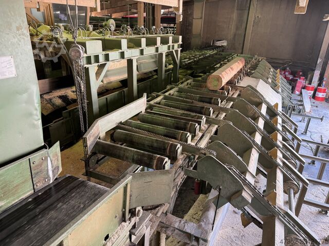 Komplettes Sägewerk (stationär) EWD Spaner- Kreissägenanlage DWK DWK 700 T-6 / FZ5