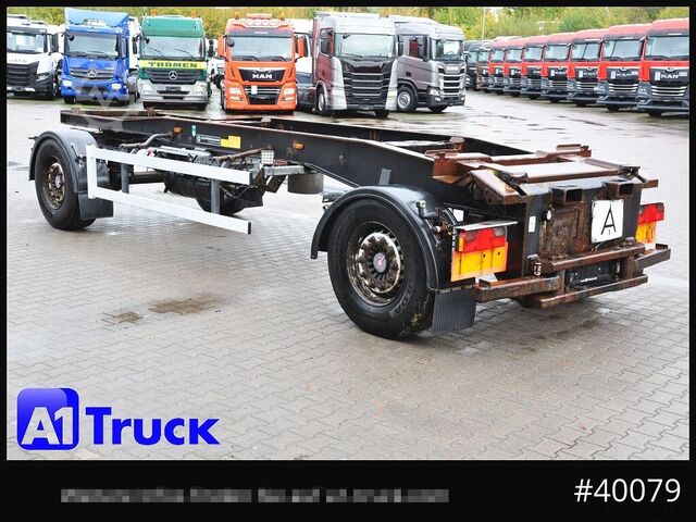 Roll off trailer HUEFFERMANN HSA 1870, Abrollanhänger, Schlitten,