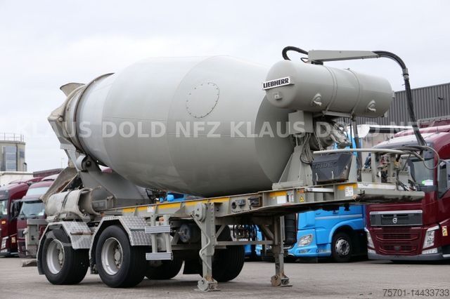 Auflieger  Louault SR 24 Liebherr  Betonmischer Lenkachse 