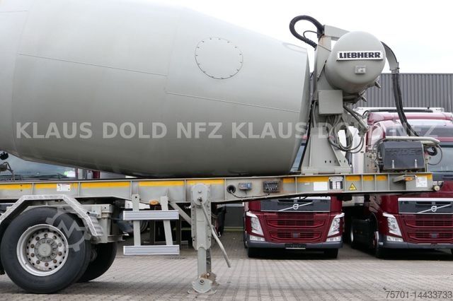 Auflieger  Louault SR 24 Liebherr  Betonmischer Lenkachse 