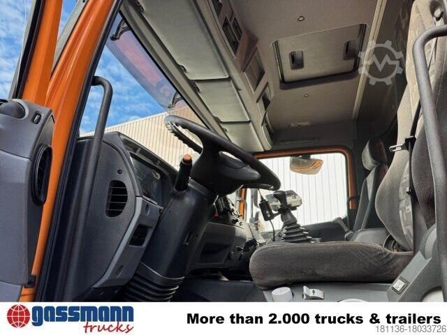 Kipper LKW Mercedes-Benz Axor 1833 AK 4x4, Winterdienstausstattung, Kran