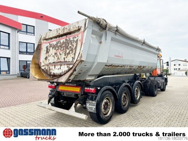 Tipper semitrailer Schwarzmüller K-Serie Kippauflieger, Stahlmulde ca. 27m³,