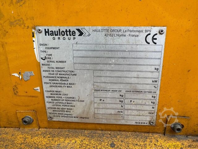 Teleskopbühne Haulotte Star 10 Hoogwerker Masthoogwerker