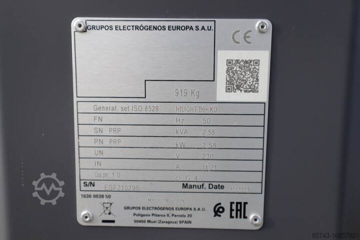 Lichtturm Atlas Copco Hilight B6+ KD Valid inspection, *Guarantee! Max B