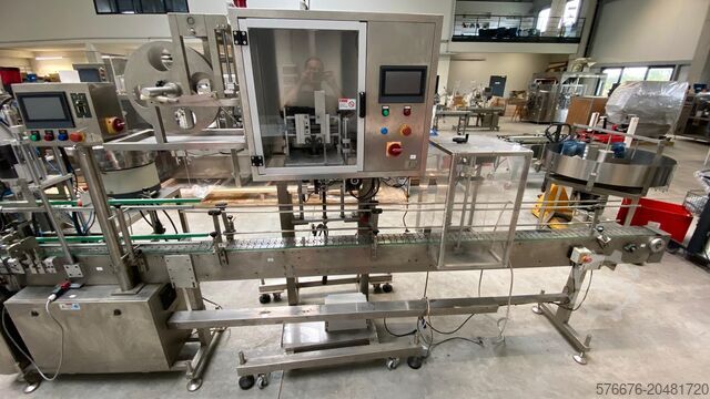 Sleeve labeling machine alpha-pack GmbH SLA-100