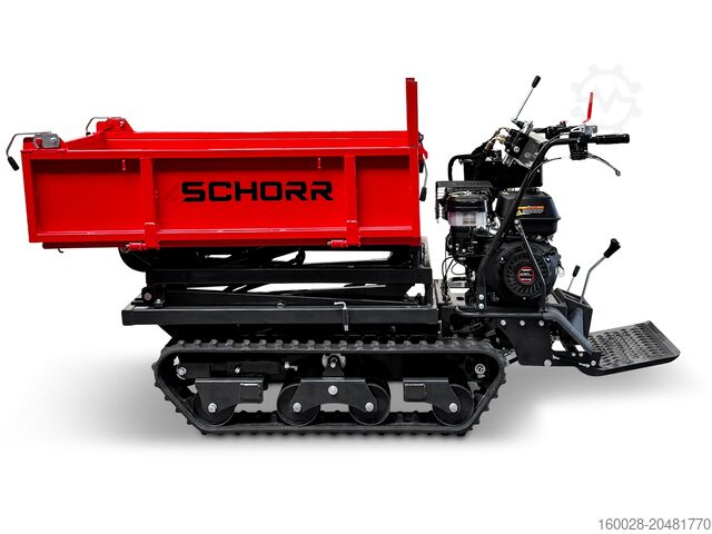 Mini dumper, tracked dumper, flatbed, Benzi SCHORR Minidumper 1000kg RR1000DHKBH PRO