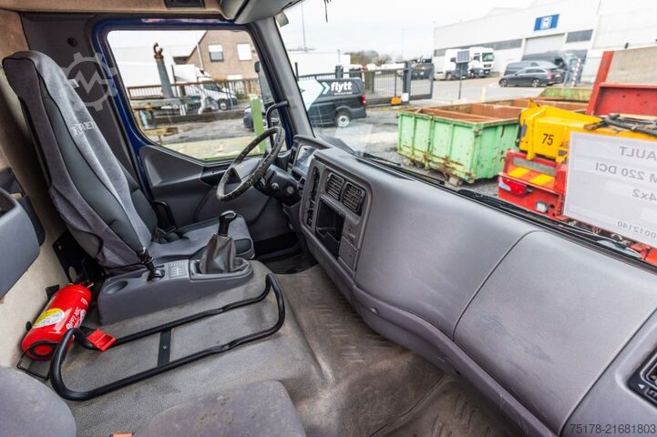 Koffer RENAULT MIDLUM 220 (16t) DCI + DHOLLANDIA