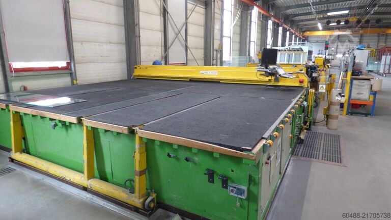 Laminated glass cutting line HEGLA 
