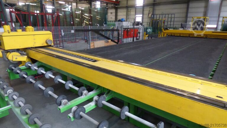 Laminated glass cutting line HEGLA 