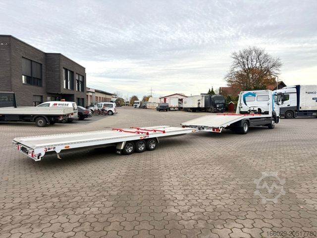 Autotransporter LKW MERCEDES-BENZ Atego 918L Autotransporter mit BFZ Anhänger