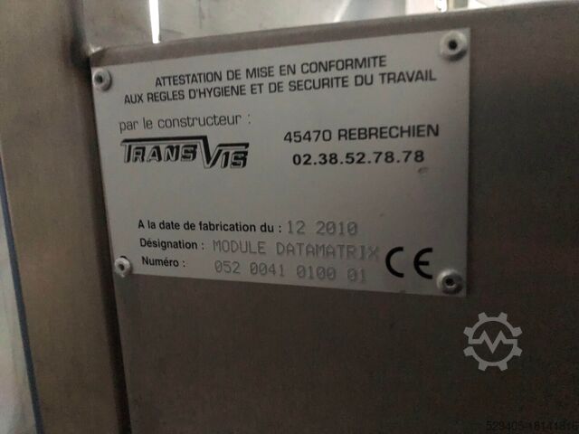 Verpackungsmaschine  Transvis –  Module marquage et étiquetage datam...