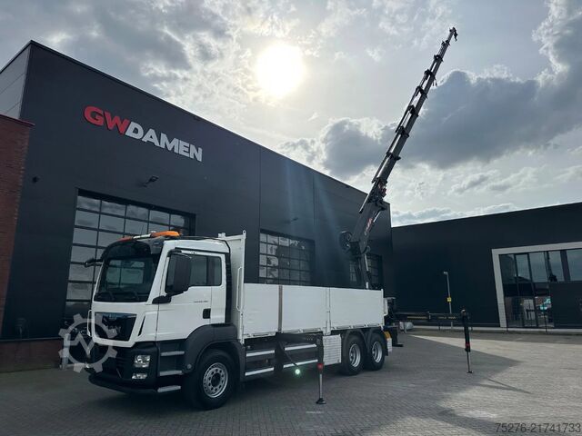 Crane truck MAN TGS 26.480 6x4 HIAB 377-8 , winch Euro 6