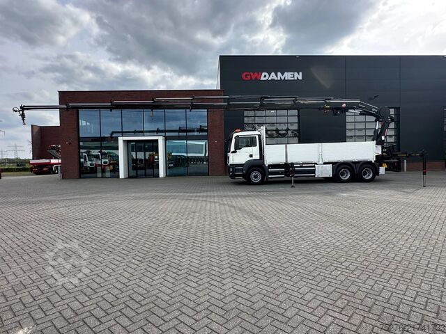 Crane truck MAN TGS 26.480 6x4 HIAB 377-8 , winch Euro 6