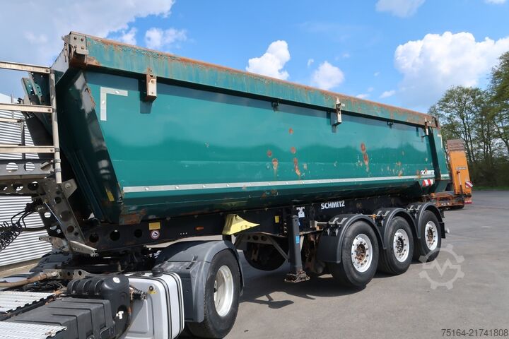Tipper semitrailer SCHMITZ SKI 24 SL 06 7.2 Stahlrundmulde