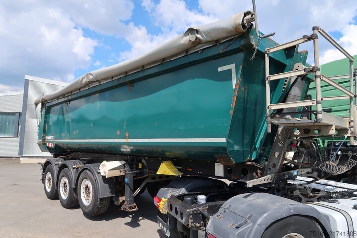 Tipper semitrailer SCHMITZ SKI 24 SL 06 7.2 Stahlrundmulde