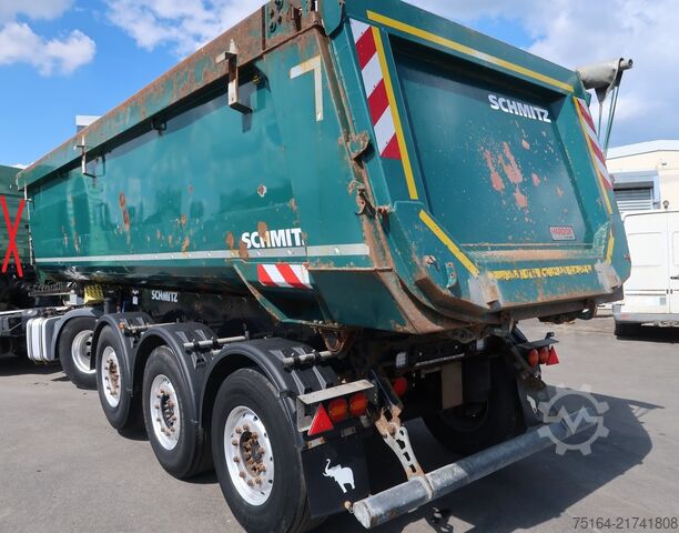 Tipper semitrailer SCHMITZ SKI 24 SL 06 7.2 Stahlrundmulde