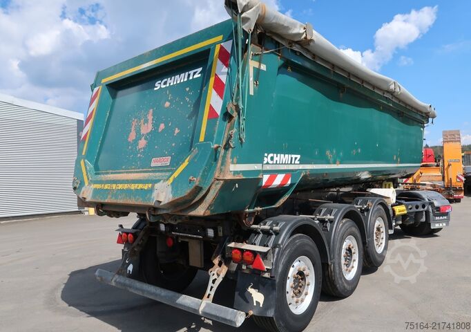 Tipper semitrailer SCHMITZ SKI 24 SL 06 7.2 Stahlrundmulde