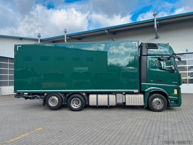 Beverage truck MERCEDES-BENZ 2545 LL 6x2/4 Koffer Doppelstock LBW Giga