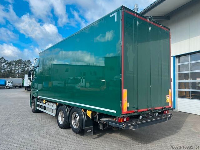 Beverage truck MERCEDES-BENZ 2545 LL 6x2/4 Koffer Doppelstock LBW Giga