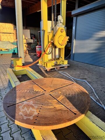 Welding turntable,Turntable,Positioner IMG Säulenhubdrehvorrichtung 3 - Achs 5000 Kg