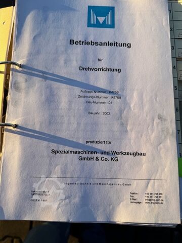 Welding turntable,Turntable,Positioner IMG Säulenhubdrehvorrichtung 3 - Achs  5000 Kg