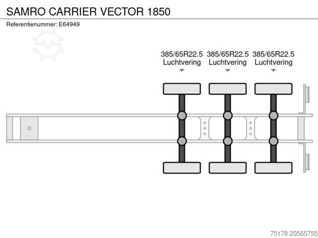 Kühl-/Tiefkühltransport SAMRO CARRIER VECTOR 1850