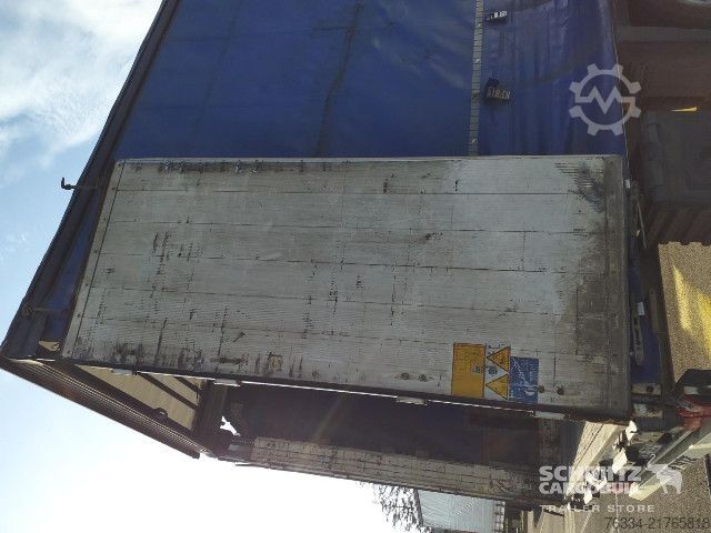 Open semitrailer with tarp Schmitz Cargobull Semitrailer Curtainsider Mega