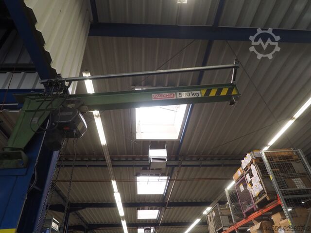 Wall-mounted slewing jib crane Zasche 