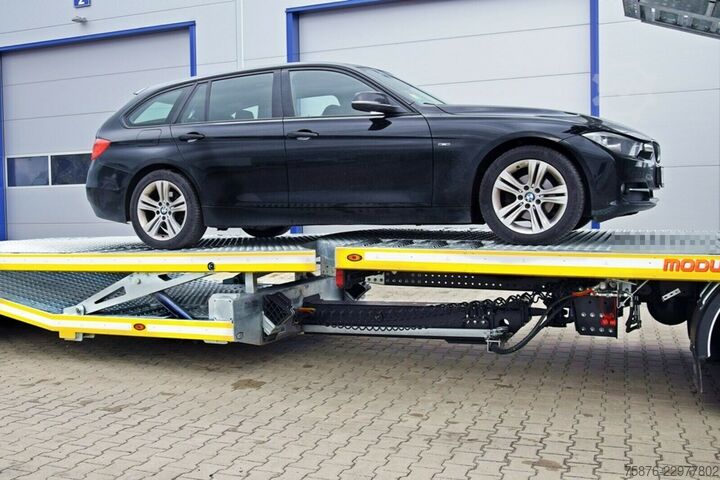Car carrier truck MAN 12.250 TGL mit Anhänger für 5 PKW