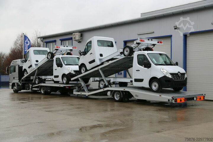 Car carrier truck MAN 12.250 TGL mit Anhänger für 5 PKW