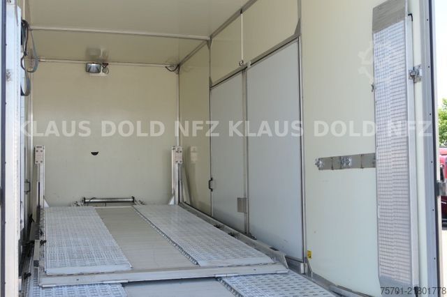 Car carrier truck MAN TGM 15.290 Autotransporter-FGS 2-Tanks Kamera
