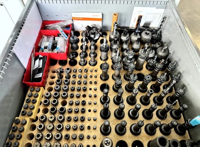 Vertical machining center FEHLMANN Picomax 55 CNC+60 Werkzeuge-2988h!