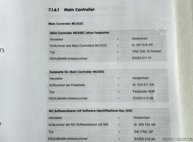 Vertical machining center FEHLMANN Picomax 55 CNC+60 Werkzeuge-2988h!