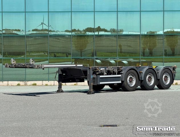 Auflieger-Wechselfahrgestell RENDERS F08FJ3HWSA 3DFCST LIFT AXLE DISC BRAKES 20-30-40