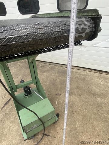 Z-conveyor, conveyor belt with metal chain links, metal belt conveyor, belt conveyor, stationary con GÖSSLING 3100 x 400