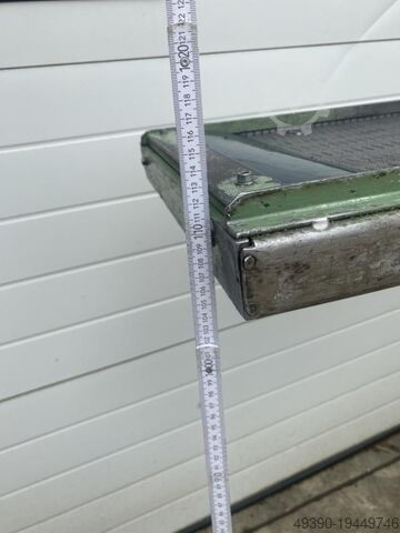 Z-conveyor, conveyor belt with metal chain links, metal belt conveyor, belt conveyor, stationary con GÖSSLING 3100 x 400