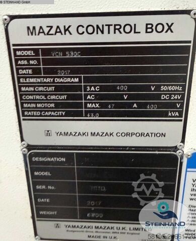 Milling machining centers - vertical MAZAK VCN-530C