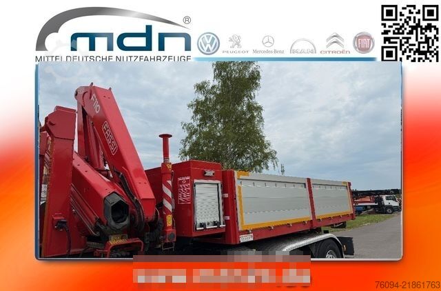 Roll-off tipper truck  Abrollcontainer Kranmulde neuwertig