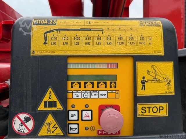 Roll-off tipper truck  Abrollcontainer Kranmulde neuwertig