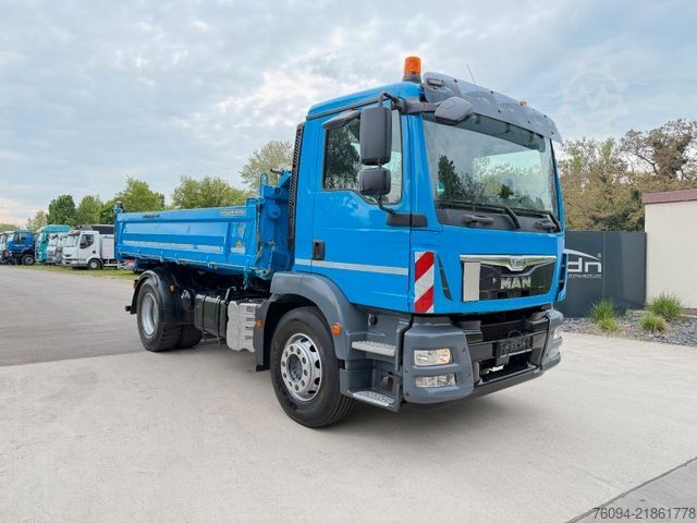 Tipper truck MAN TGM 18.290 4x2 MEILLER Kipper AHK Kipphydr.