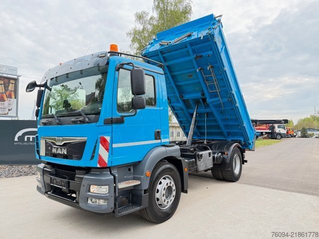 Tipper truck MAN TGM 18.290 4x2 MEILLER Kipper AHK Kipphydr.