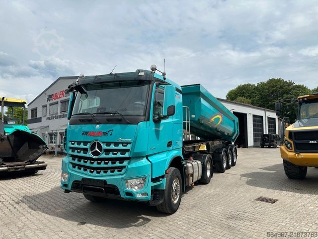 Standard tractor unit MERCEDES-BENZ 1845 Arocs SZM 4x4 HAD Alufelgen + Kippaulieger