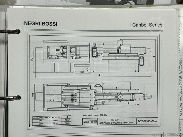Spritzgießmaschine Negri Bossi VE 370 Electric