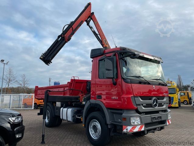 Tipper truck MERCEDES-BENZ Actros 1832 BB/ Meiller/ PK 12002+Funk/ 5+6/ AC