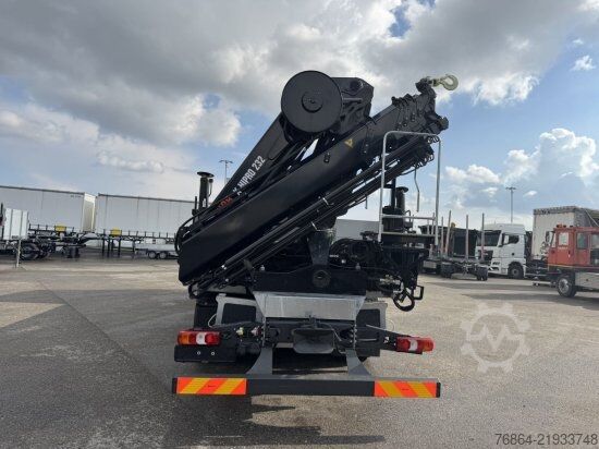 Flatbed truck MERCEDES-BENZ ACTROS 2653, RETARDER, PRITSCHE, HIAB HIPRO 232 ES5