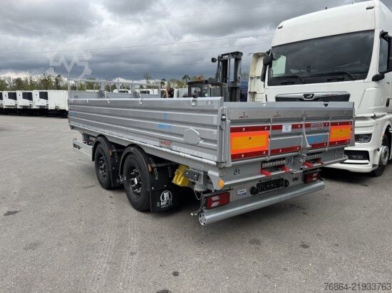 Three-way tipper trailer  MFCT UNISTAR ZPX-K.19.550 ,TANDEMDREISEITENKIPPER, PALETTENBREIT