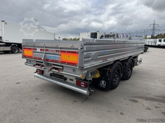 Three-way tipper trailer  MFCT UNISTAR ZPX-K.19.550 ,TANDEMDREISEITENKIPPER, PALETTENBREIT