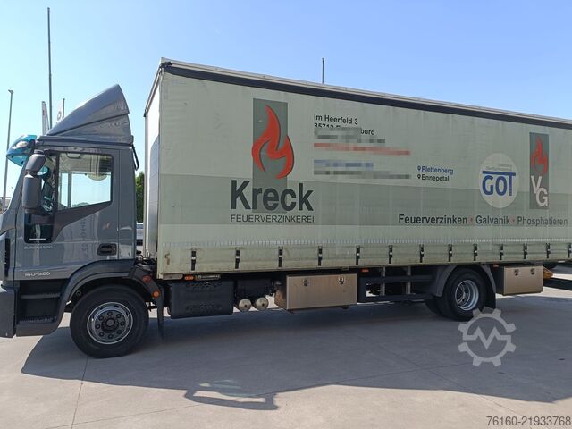Curtainsider body with sliding tarpaulins IVECO EUROCARGO 160E32P
