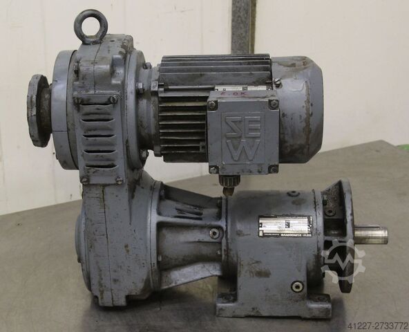 Adjustable gear motor 0.55 kW 20-85 rpm SEW Eurodrive R40FV01